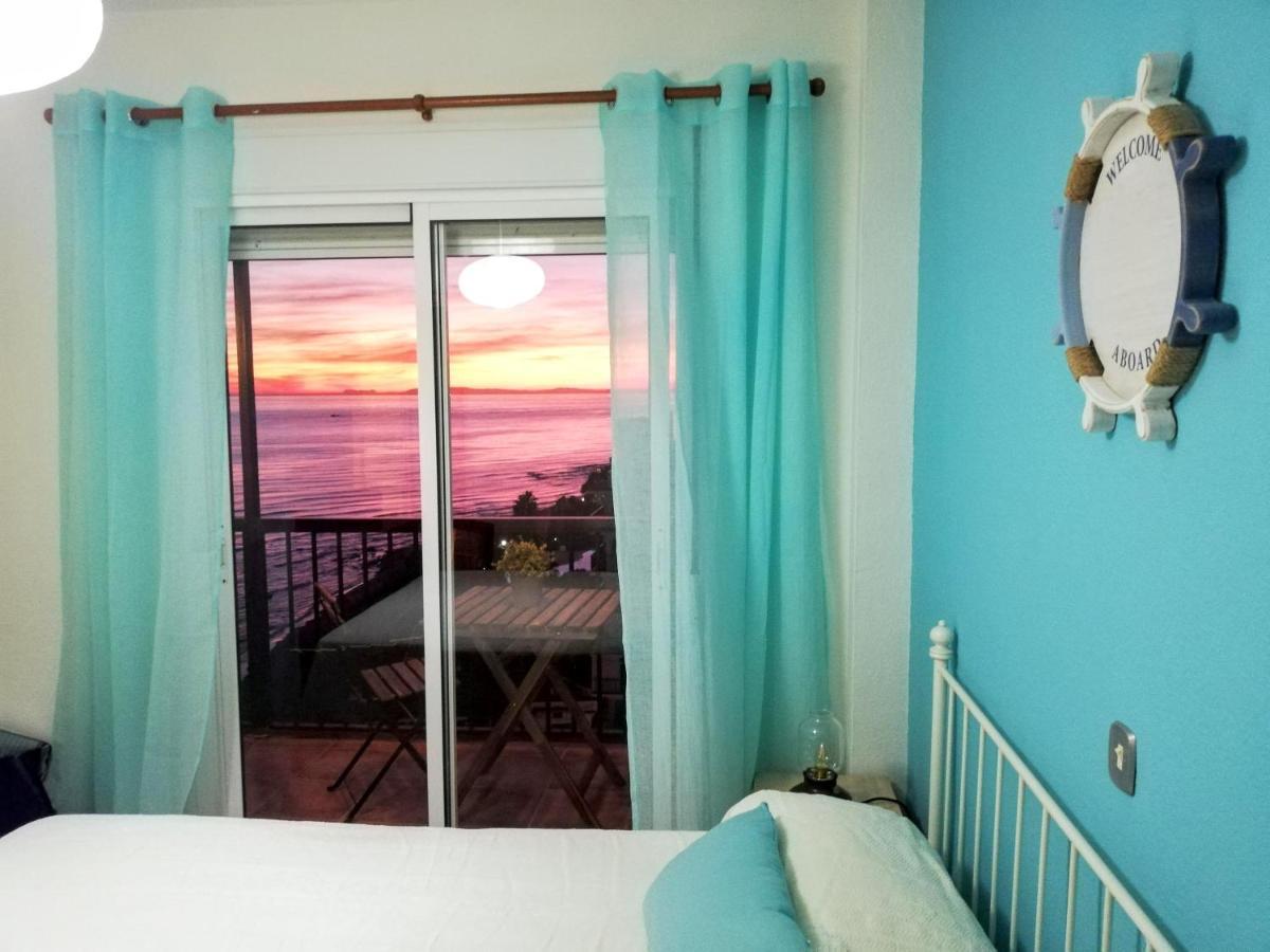 Apartamento Mar Azul, Primera Linea De Playa Sitio de Calahonda Eksteriør bilde