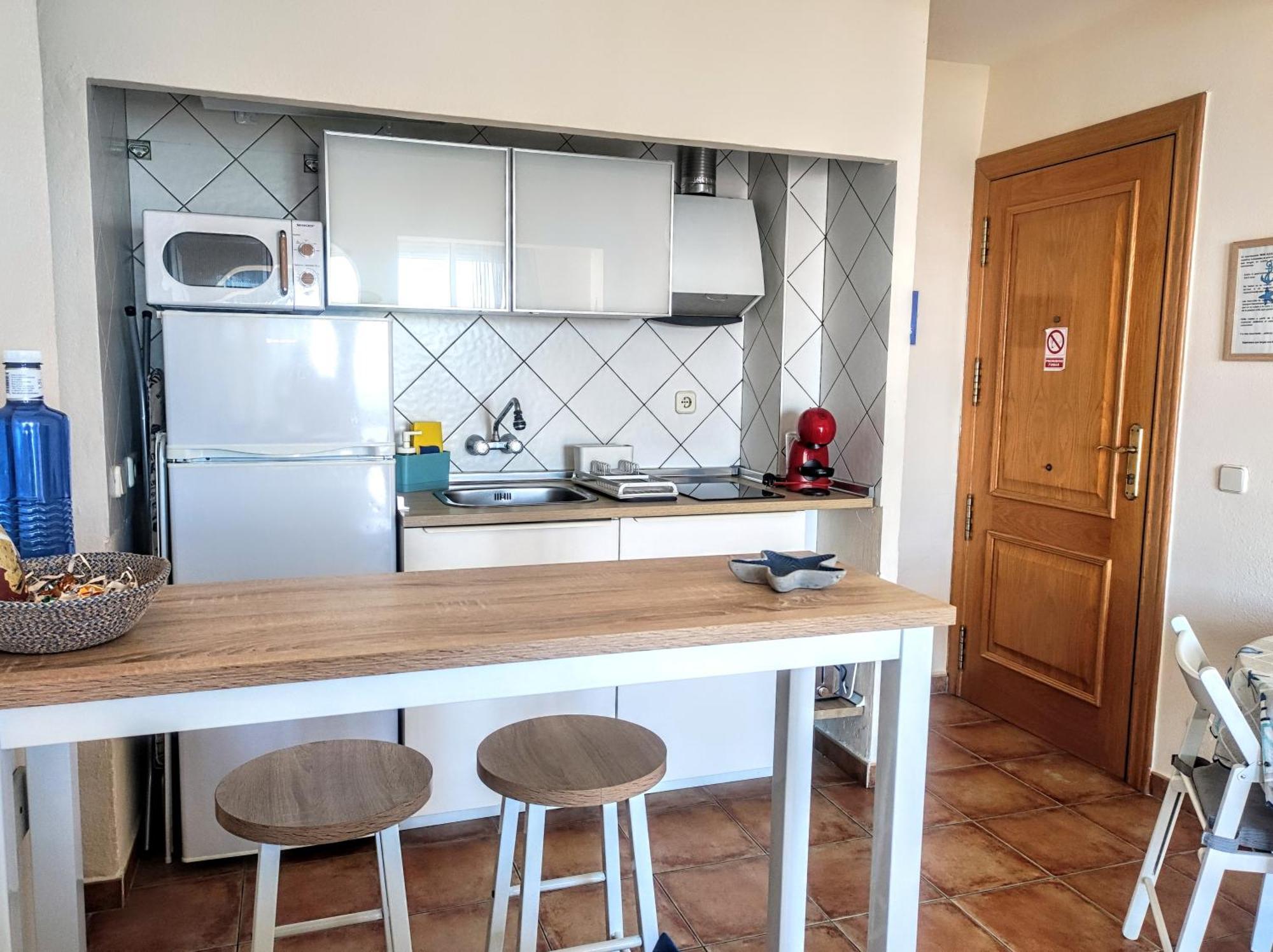 Apartamento Mar Azul, Primera Linea De Playa Sitio de Calahonda Eksteriør bilde
